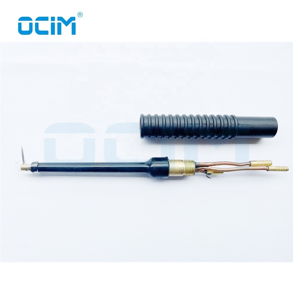 8M NC125 WT125 Long Micro Air or Water Cooled Tig Welding Torch With Red Soft Cable Hose