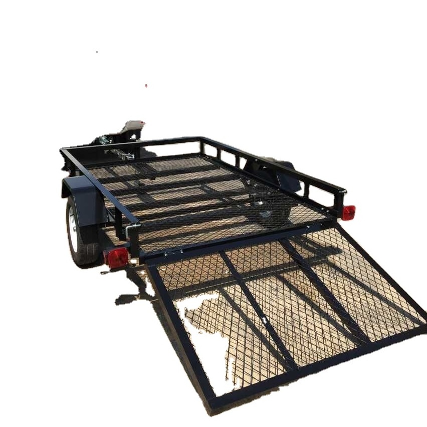 4x6 5x8 5x10 6x12 Premium Powder Coated Landscape ATV Utility Car Trailer for sale