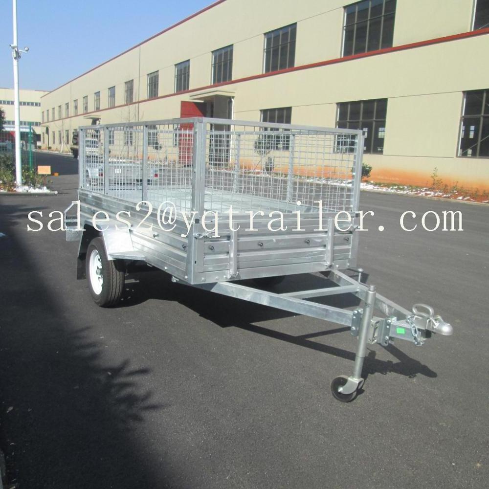 Hot Dip Galvanized 7x4 6x4 7x5 8x5 5x3 Cage Box Utility ATV Farm Car Truck Trailer