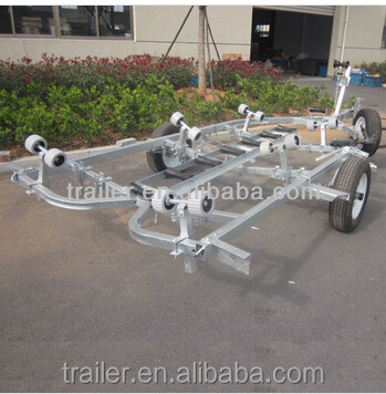 High Quality Hot Dipped Galvanized Jet Ski Trailer Used Loading Boat  inflatable boat trailer