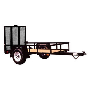 2023 HOT SALES ECONOMY 5X8 SINGLE AXLE UTILITY TRAILER WITH RAMP GATE