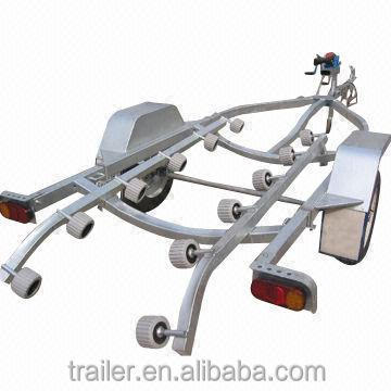 High Quality Hot Dipped Galvanized Jet Ski Trailer Used Loading Boat  inflatable boat trailer