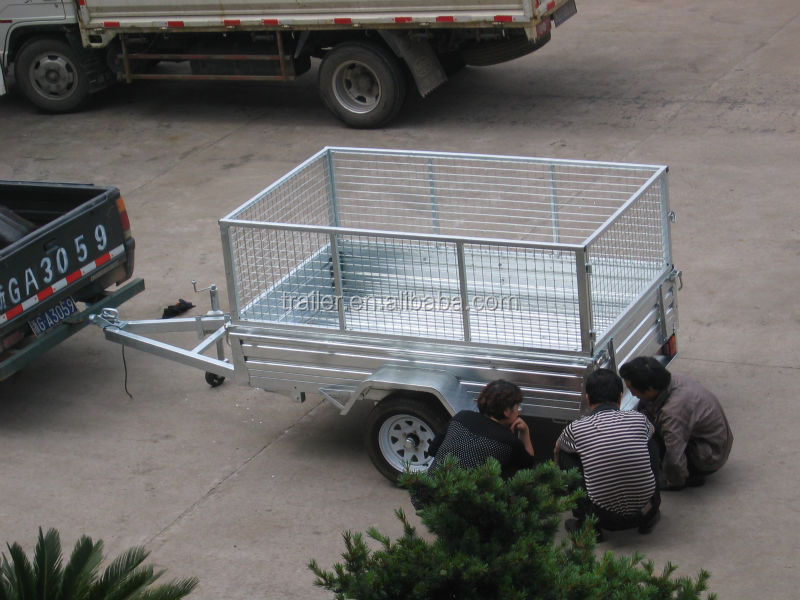 5x8  hot dipped galvanized box enclosed trailer