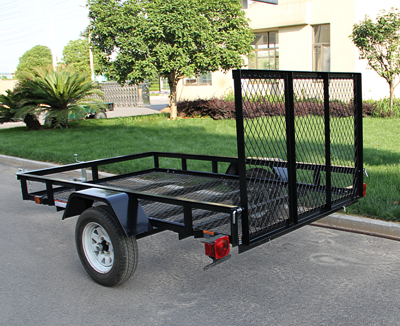 4x6 5x8 5x10 6x12 Premium Powder Coated Landscape ATV Utility Car Trailer for sale