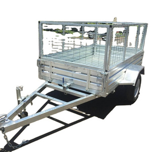 2021 Hot Dipped Galvanized 3x5 4x6 4x7 5x8 5x10 6x12 Cage Box Utility ATV Car Truck Farm Trailer