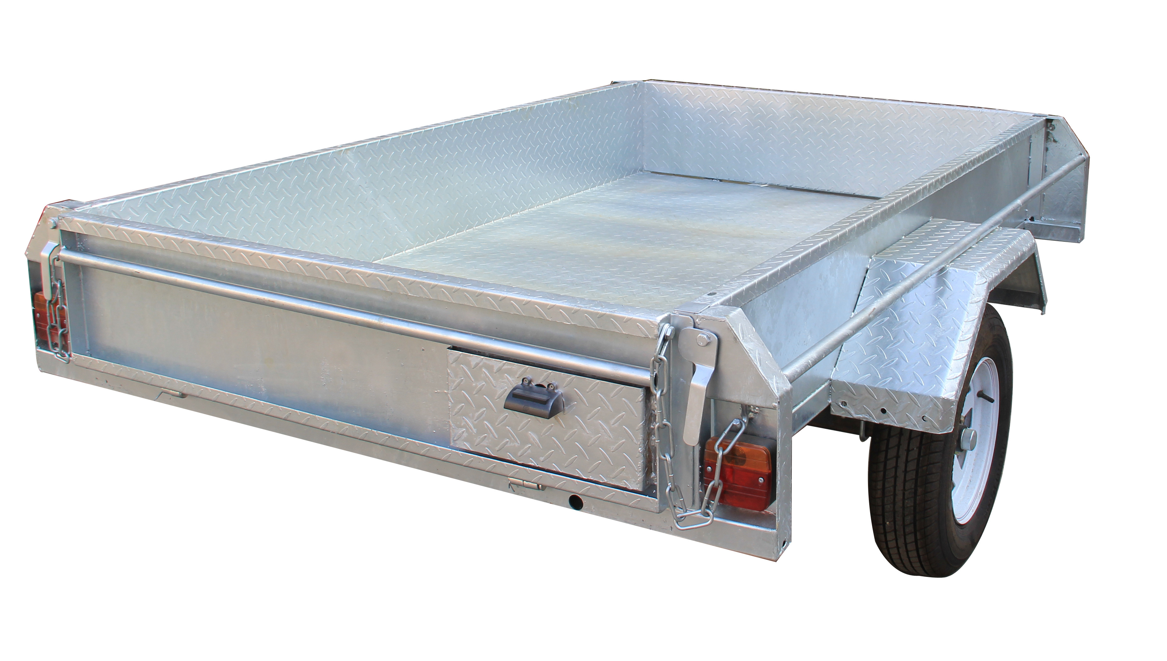 6x4 7x4 8x4 7x5 8x5 Heavy Duty Box Cage Car Utility ATV Trailer