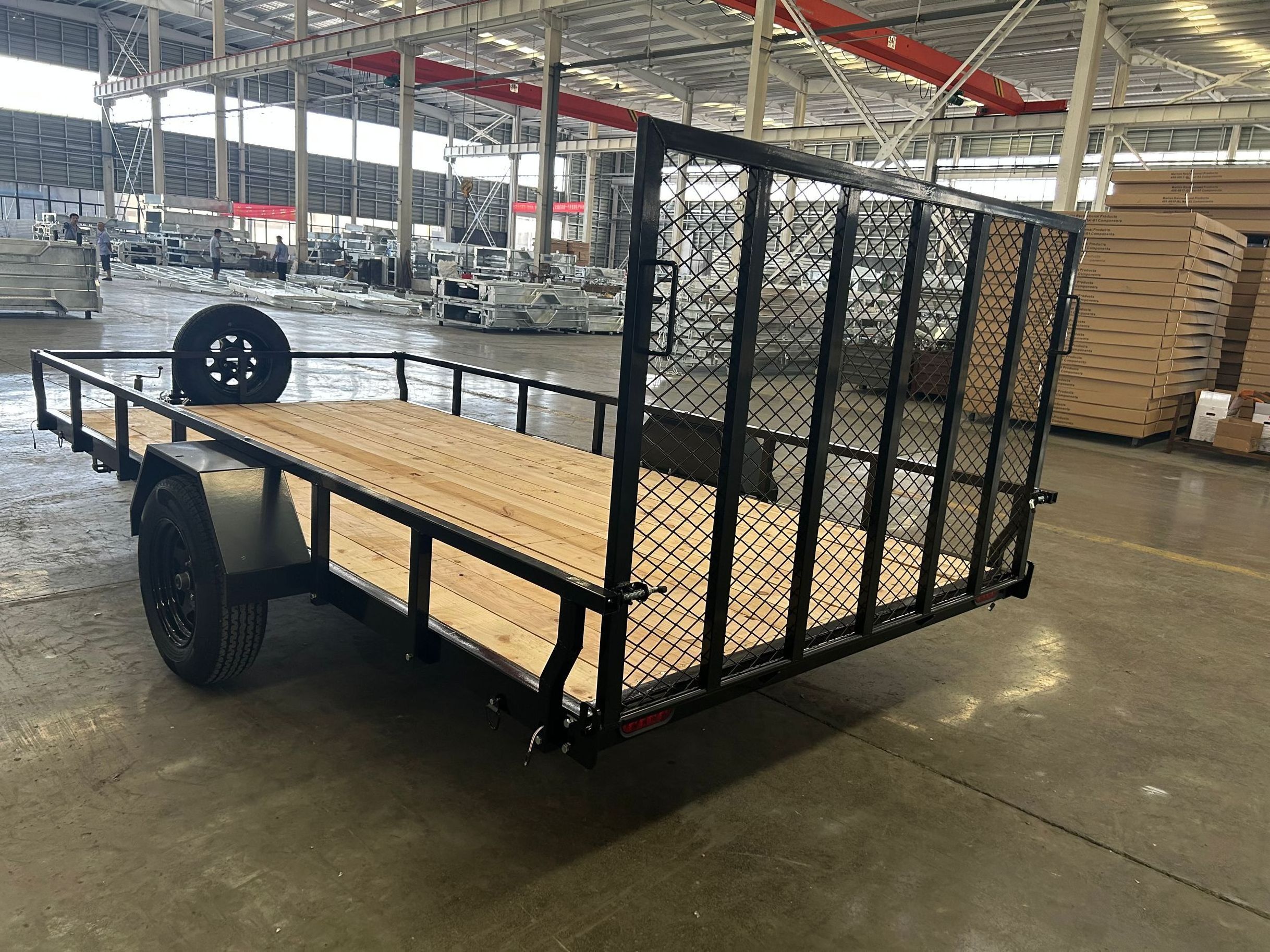 5x8 6x10 6x12 7x12 7x14 Powder coated Landscape trailer ATV utility car trailer