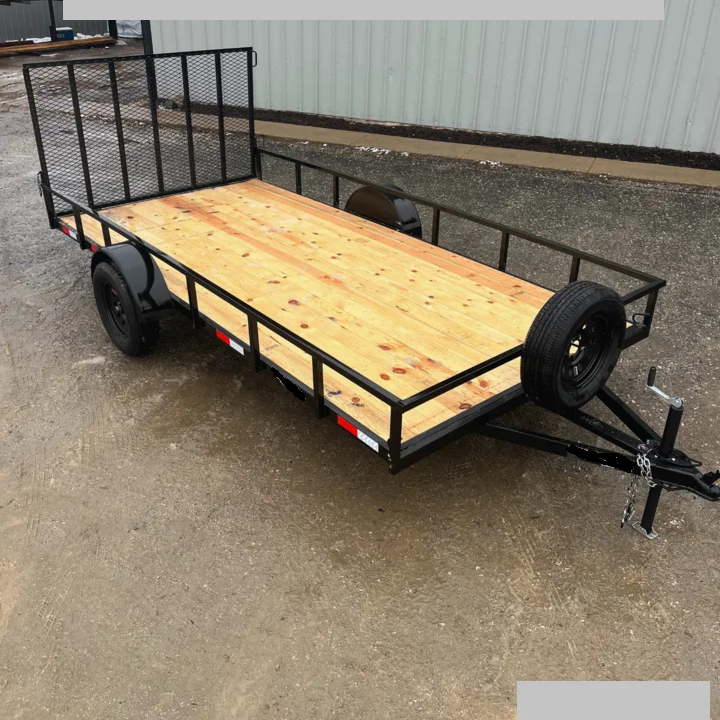 5x8 6x10 6x12 7x12 7x14 Powder coated Landscape trailer ATV utility car trailer