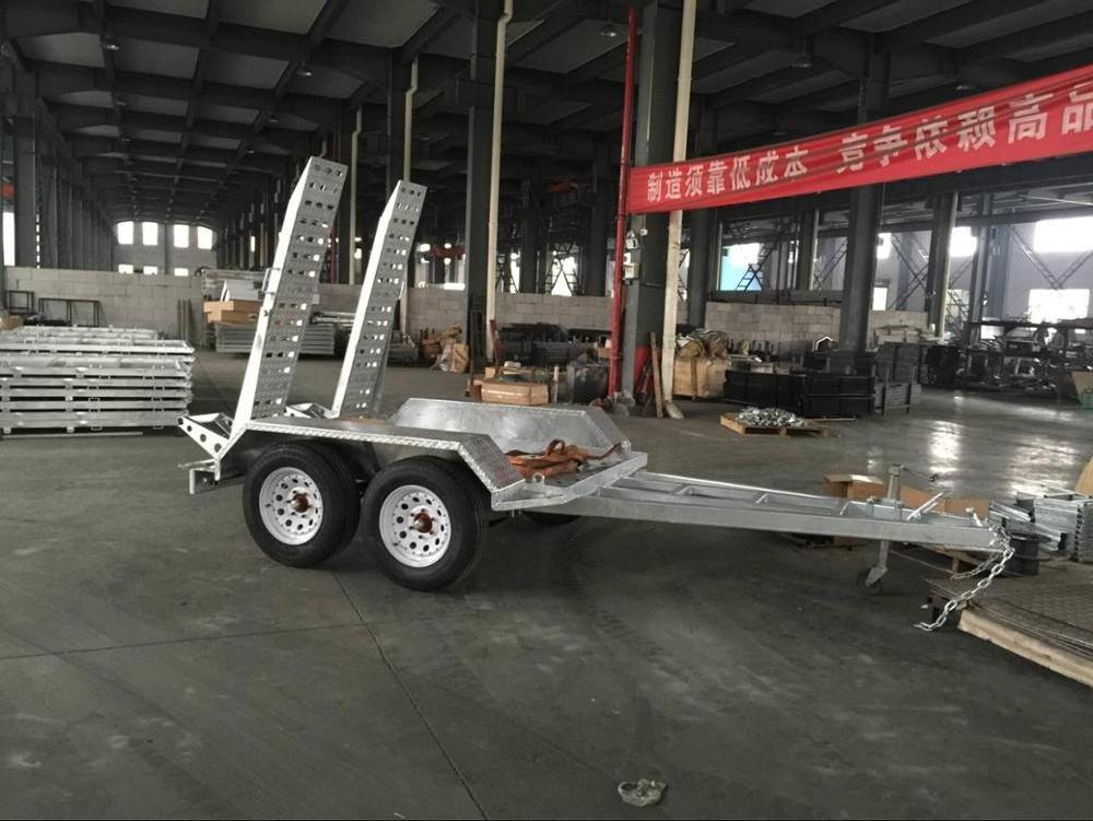 7x4 8 x 4 heavy duty  galvanized  Scissor Lift/ digger / excavator / car  trailer