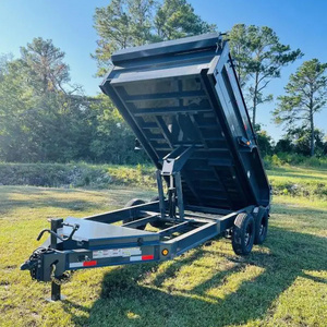 American Market Heavy Duty Tandem Axle   Dump Utility /Dupm Trailer for sale