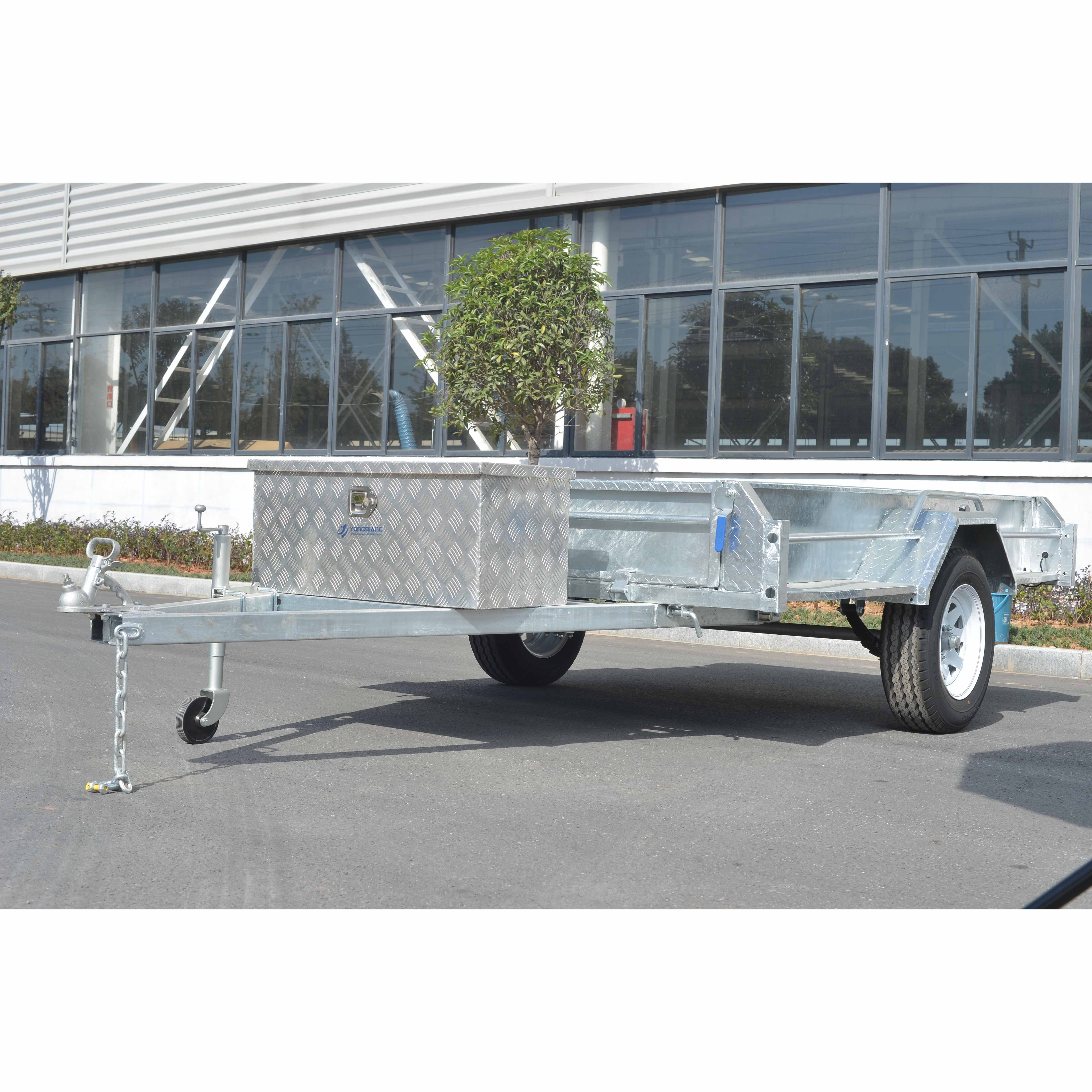 2024 NEW  7x4 7x5 8x5 10X5  Hot Dipped Galvanized farm cage trailer