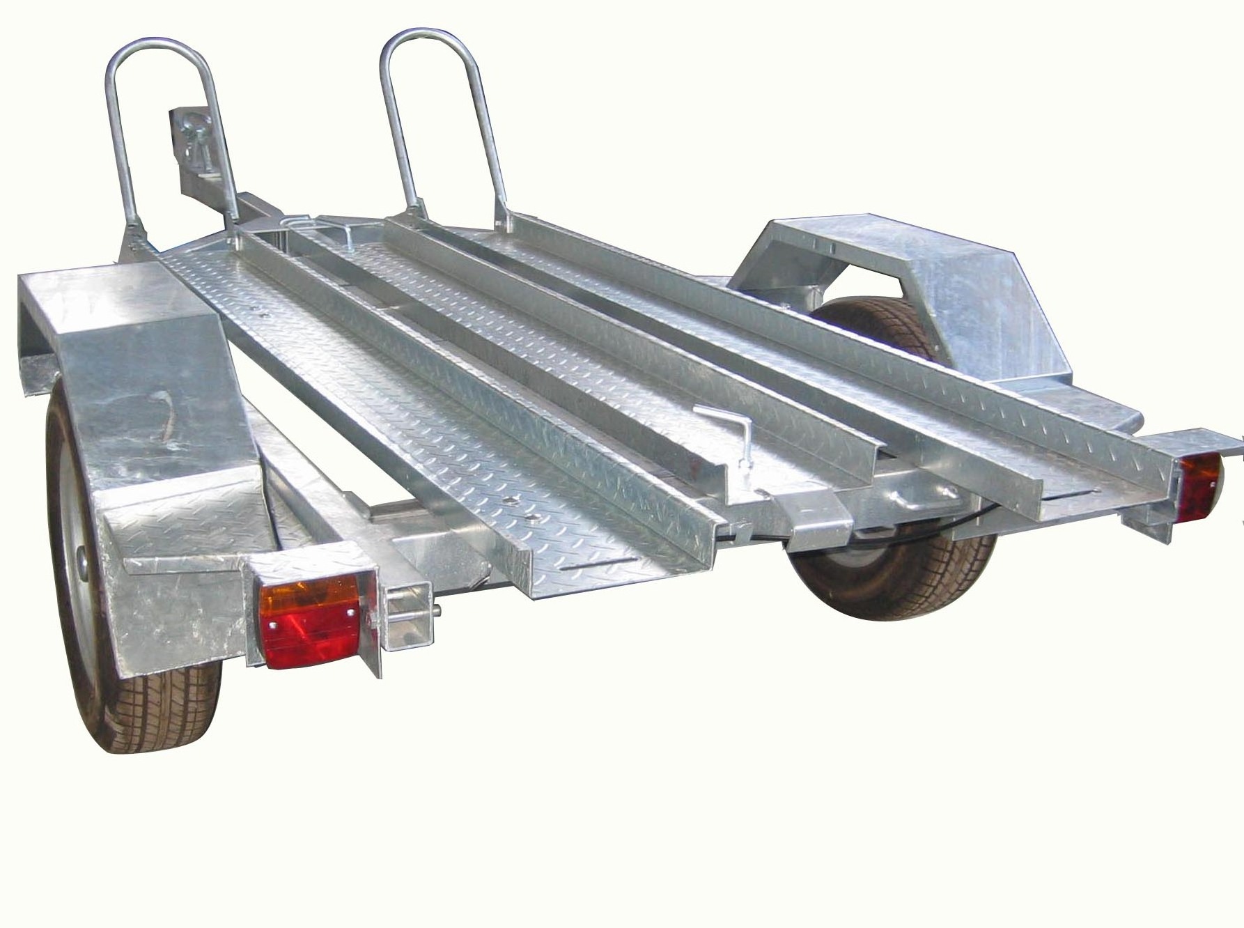 Hot Dipped Galvanized 3 Rails Motorcycle Trailer/Motorbike Trailer