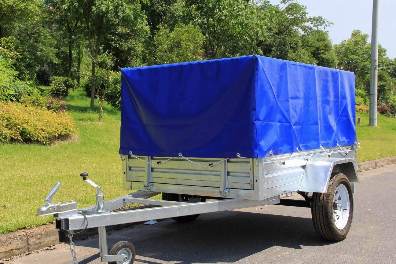 Cage Trailer with PVC Cover