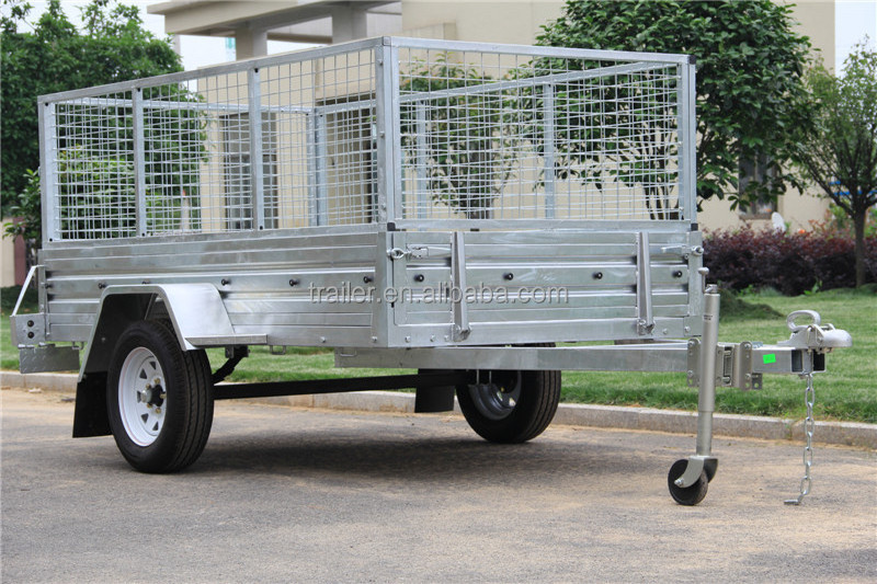 5x8  hot dipped galvanized box enclosed trailer