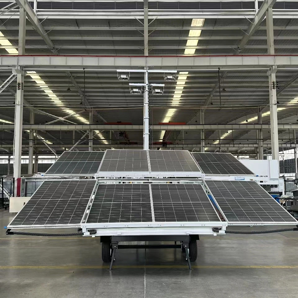 OEM  solar light trailers solar power trailer/energy storage trailer