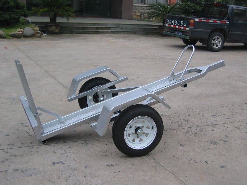 Powder Coated Single Motorcycle Trailer G5