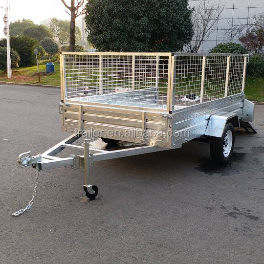 2021 Hot Dipped Galvanized 3x5 4x6 4x7 5x8 5x10 6x12 Cage Box Utility ATV Car Truck Farm Trailer