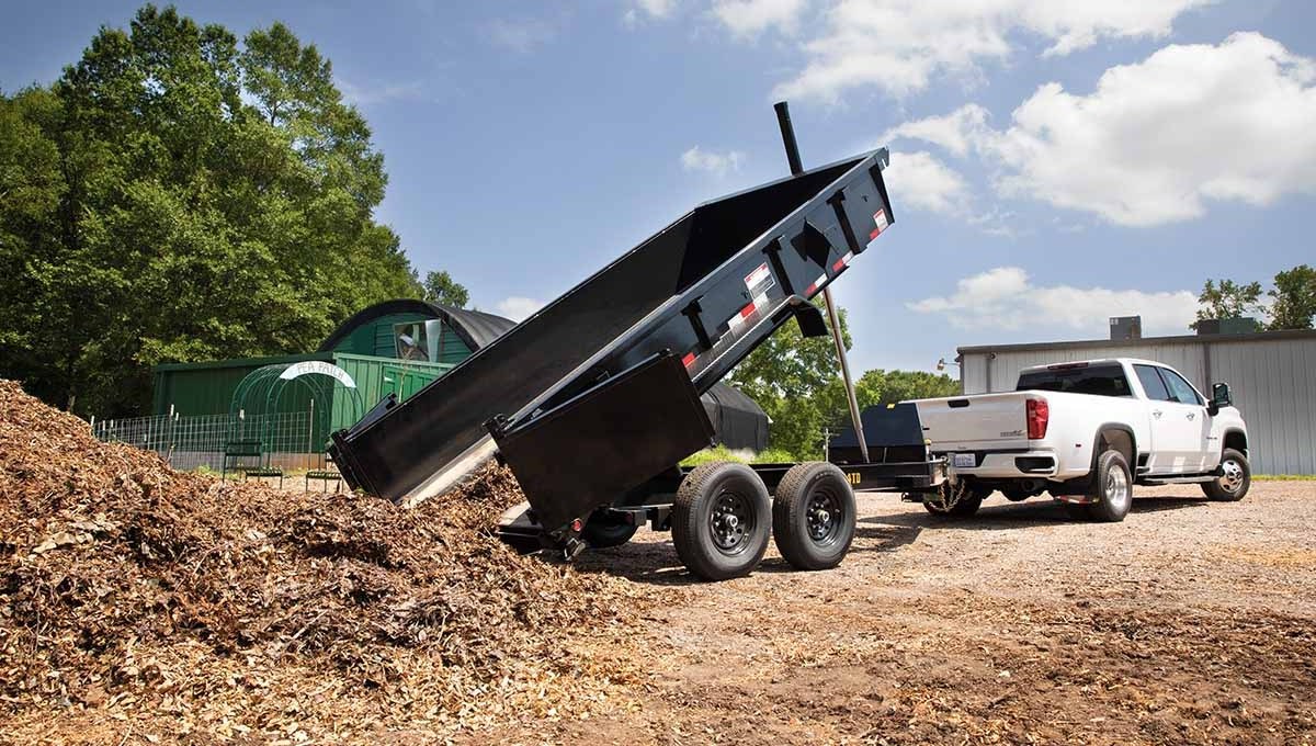 American Market Heavy Duty Tandem Axle   Dump Utility /Dupm Trailer for sale