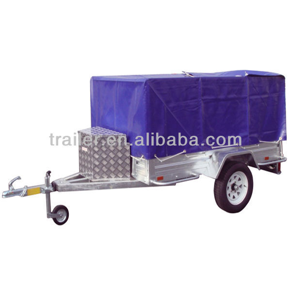 Cage Trailer with PVC Cover