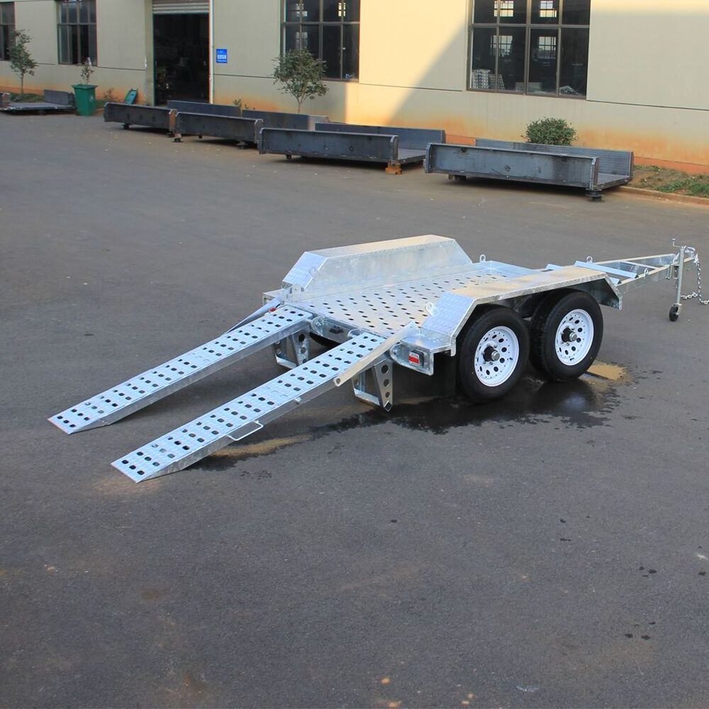 7x4 8 x 4 heavy duty  galvanized  Scissor Lift/ digger / excavator / car  trailer