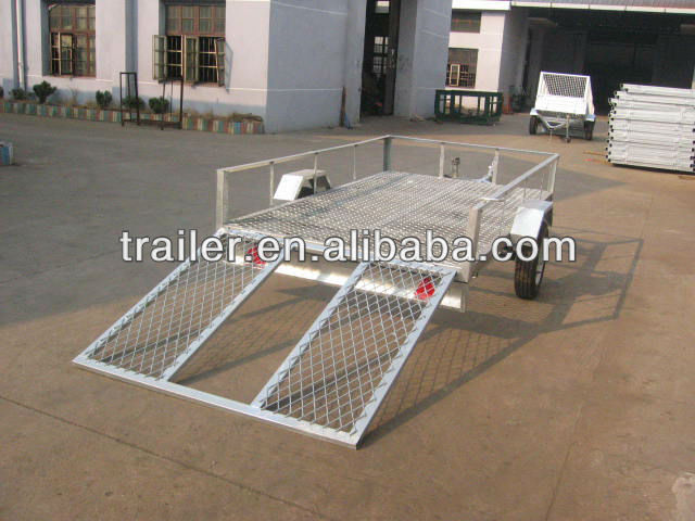 2023 HOT SALES ECONOMY 5X8 SINGLE AXLE UTILITY TRAILER WITH RAMP GATE