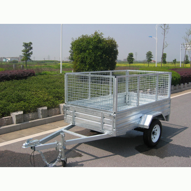 Hot Dip Galvanized 7x4 6x4 7x5 8x5 5x3 Cage Box Utility ATV Farm Car Truck Trailer