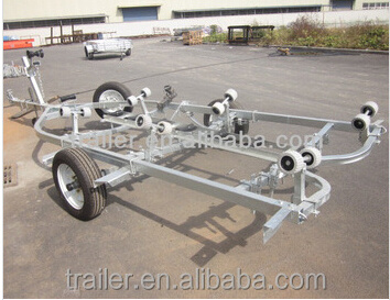 High Quality Hot Dipped Galvanized Jet Ski Trailer Used Loading Boat  inflatable boat trailer