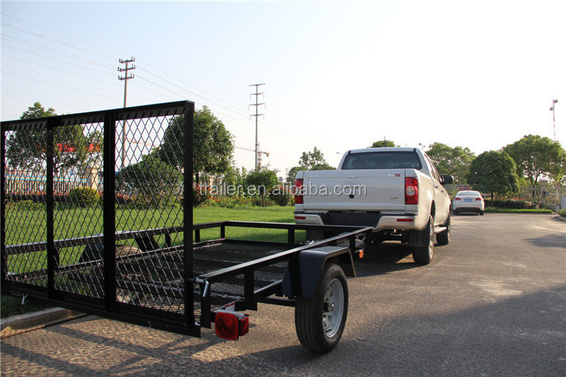 4x6 5x8 5x10  6x12 powder coated utility/landscape/car/ATV  trailer for sale