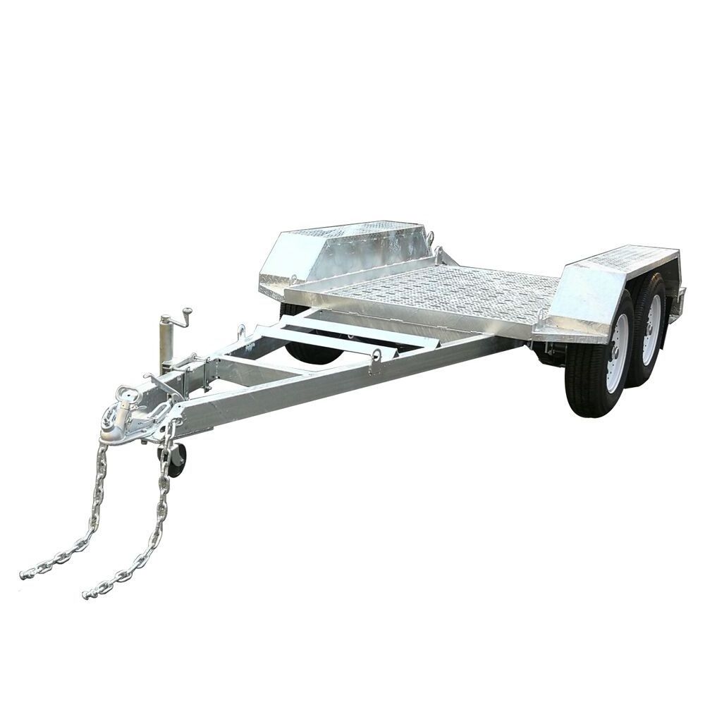 7x4 8 x 4 heavy duty  galvanized  Scissor Lift/ digger / excavator / car  trailer