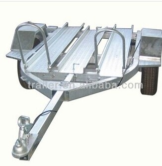 Hot Dipped Galvanized 3 Rails Motorcycle Trailer/Motorbike Trailer