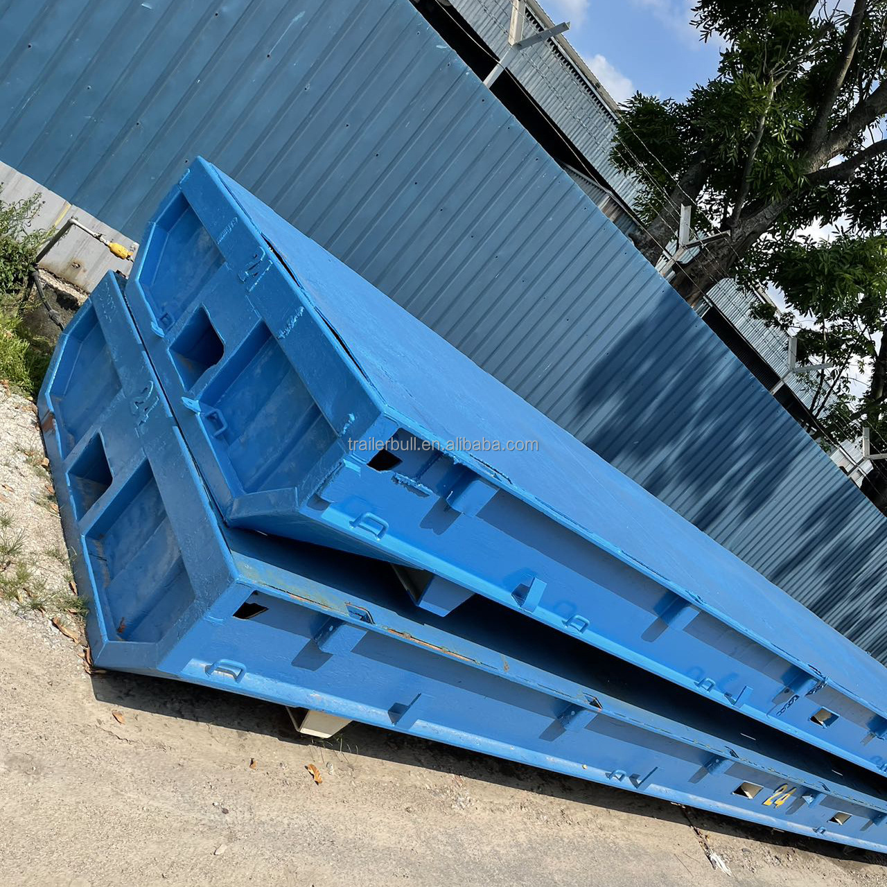 20ft 40 Ton Mafi Trailer Roll Trailer for heavy static goods and materials in the maritime shipping industry