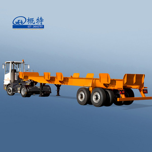 40ft 45ft 53ft Skeleton Heavy Duty Semi ISO Container Chassis For container Transit in Terminal