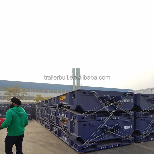 40ft 100Ton Heavy Duty Mafi Roll Trailer for heavy static goods and materials in the maritime shipping industry