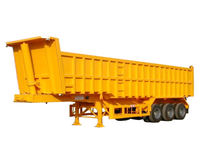 Made in China rear dump semi-trailer for sale rear dump semi trailer tipping trailer with high quality