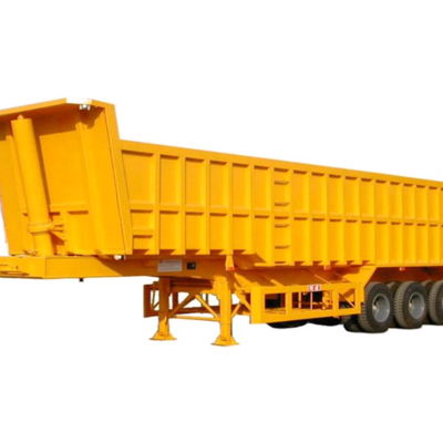 Made in China rear dump semi-trailer for sale rear dump semi trailer tipping trailer with high quality