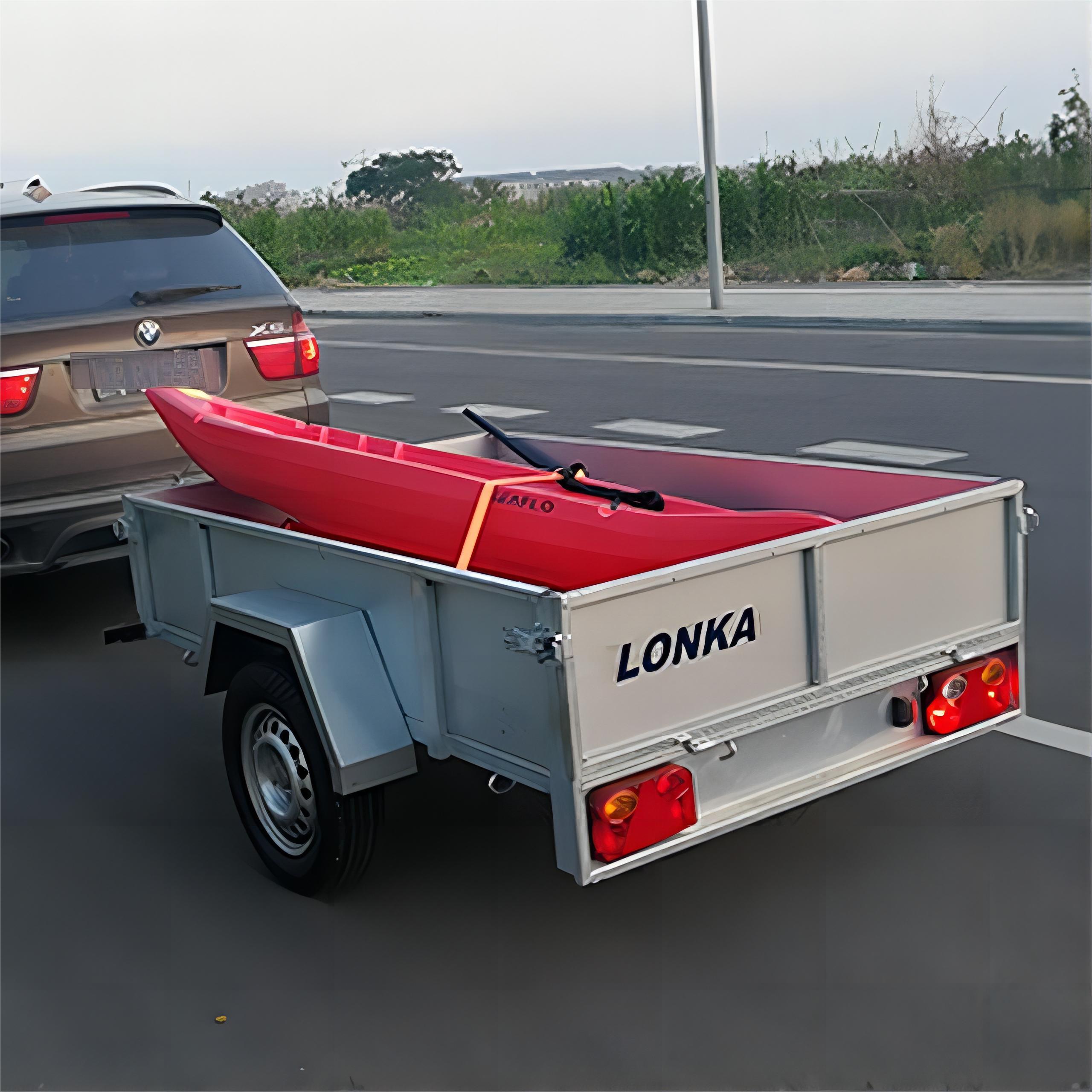 ATV Utility Trailer with Removable Mesh Sides