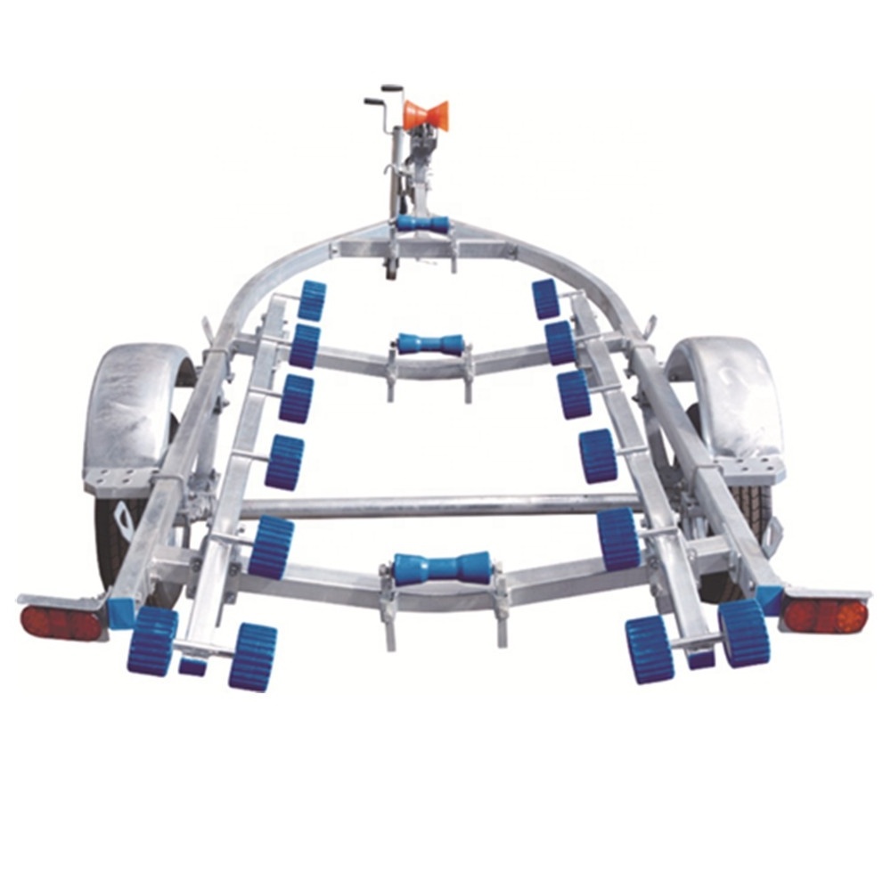 Lonka galvanized inflatable boat trailer with rollers for sale