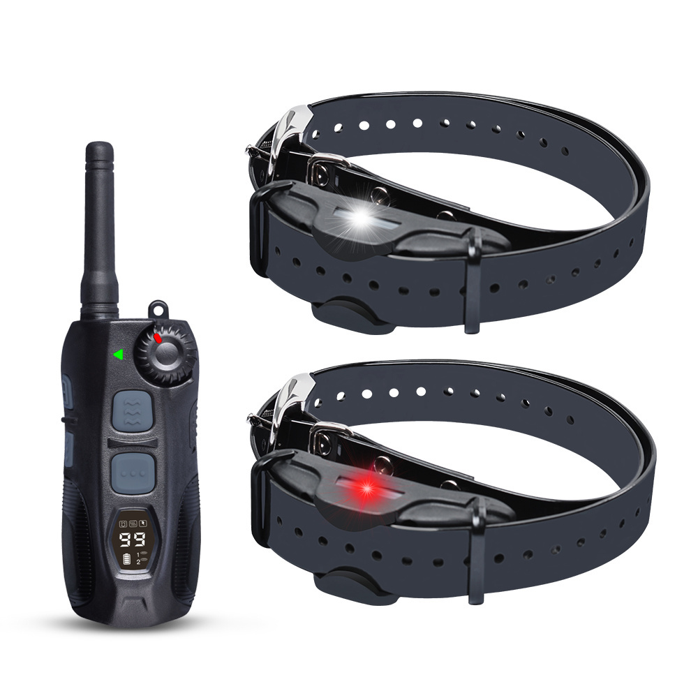 pet Supplier 99 shock levels adjusted 6500ft Waterproof Electric Static Shock Slave Dog Pet Training Collar With Remote