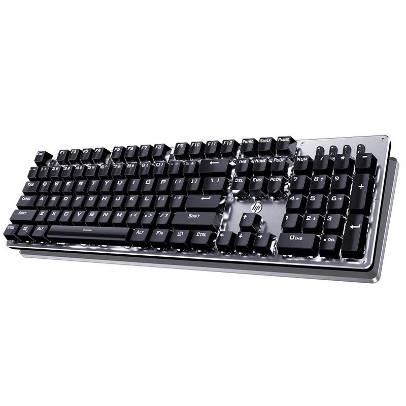 GK100 Mechanical Keyboard Gaming 104 Keys Color Backlit Metal Board GK100 N Key Rollover Keyboard Brown Switch