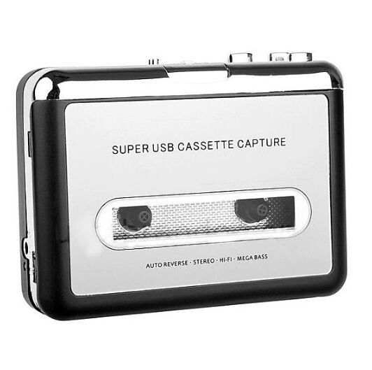 Cassette to MP3 Converter USB Cassette Capture Recorder Portable Radio Player Tape to PC USB