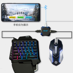 Gaming set Keyboard + Mouse + Converter + Adapter Combo For Game PUBG Eating Chicken For Android IOS Mobile Phone