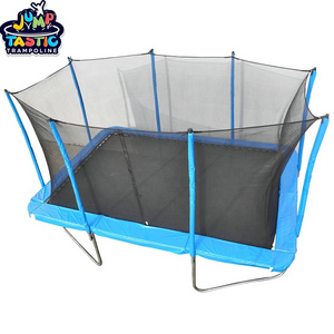 Wholesale Black Trampoline Fabric PP Trampoline Fabric Green Blue OEM Customized rectangle trampoline 10x14