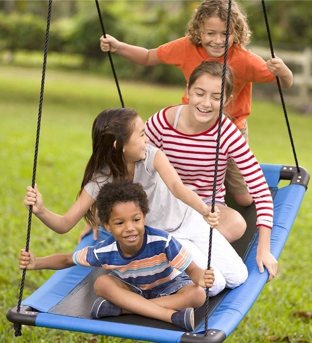 Hanging Platform Rope Tree Swing