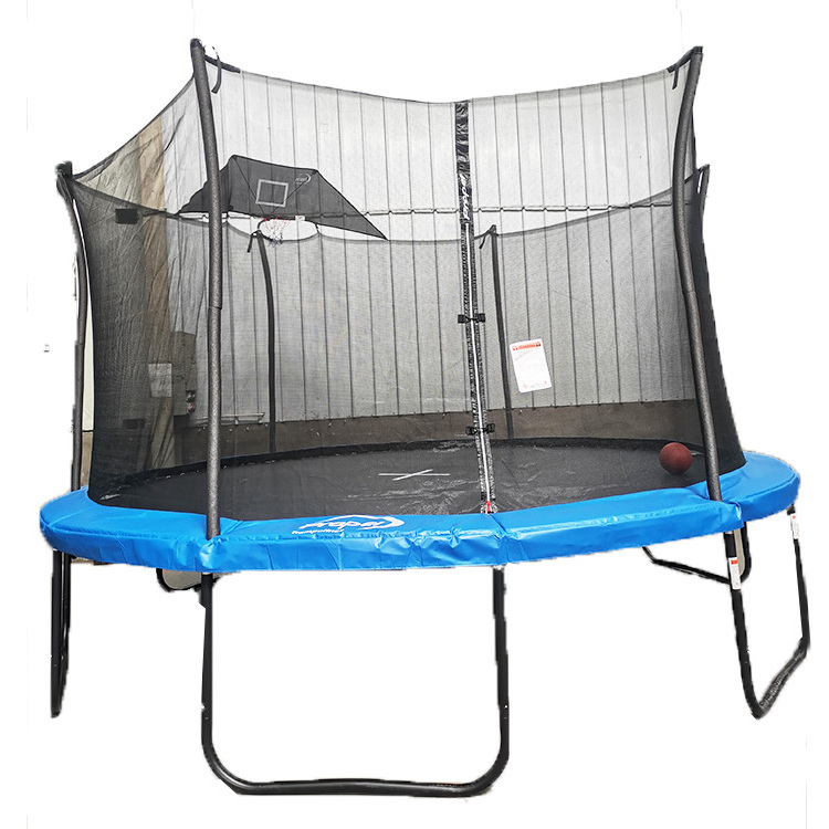 sams club trampoline 14ft trampoline with safety net  basketball hoop to US market