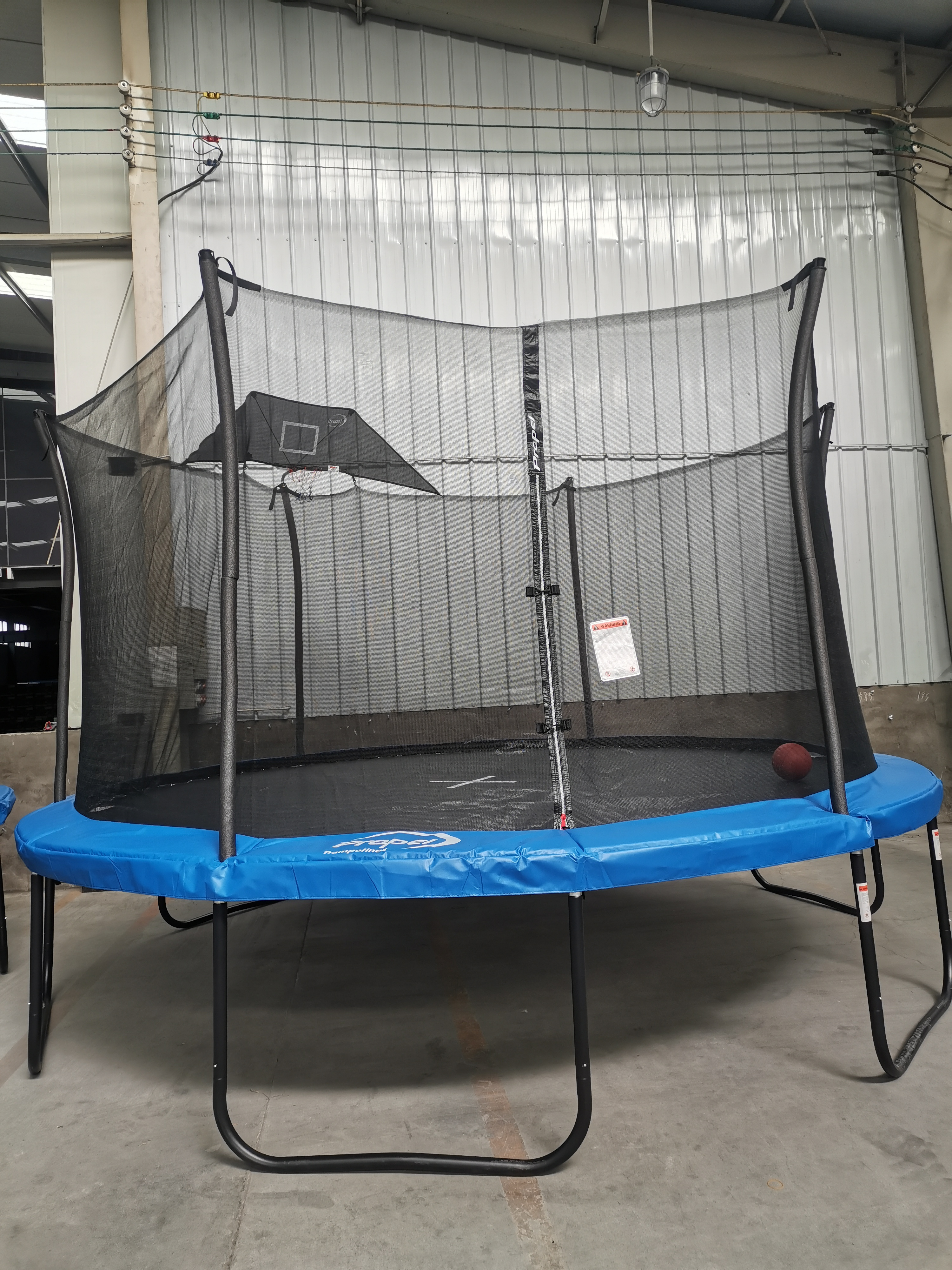 sams club trampoline 14ft trampoline with safety net  basketball hoop to US market