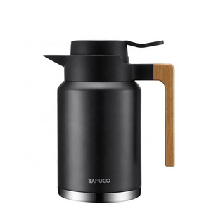 1.5L wide mouth stainless steel double wall vacuum insulated thermal carafe coffee pot