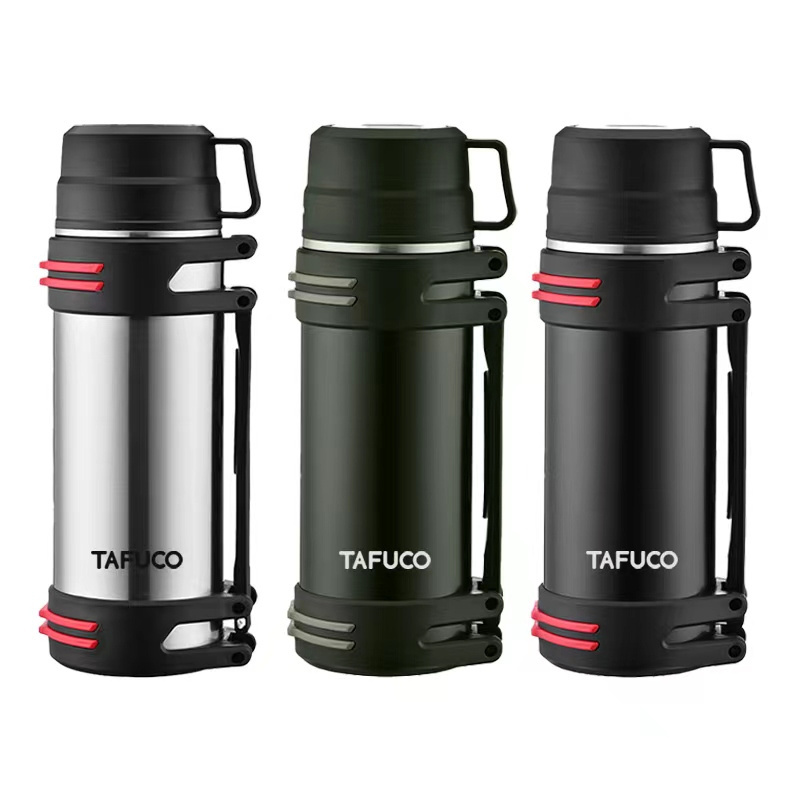 Big Capacity Vacuum Flask Thermos Stainless Steel Travel Water Bottle Pot For Camping