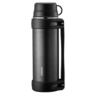 1.5L large capacity stainless steel double wall vacuum outdoor camping thermos travel pot with belt