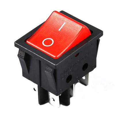 On On illuminated T125 30A 250V TR-019B KCD4 illuminated Rocker Switch DPDT 6 Pin Rocker Switch