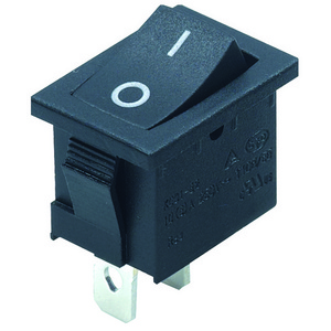 10A 250V SPST On Off 2 Pin Non-Illuminated Rocker Switch T125